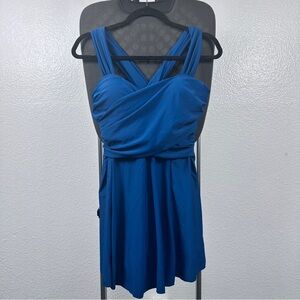 Cocopear Women’s Blue Sweetheart Swimdress Size L